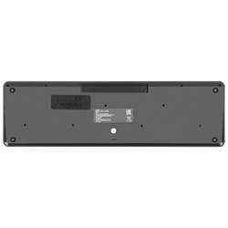 Клавиатура + мышь Оклик 300M клав:серый мышь:серый/черный USB беспроводная slim (1488402) - фото 51422954