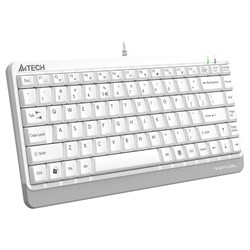 Клавиатура A4Tech Fstyler FKS11 белый/серый USB - фото 51423198