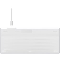 Клавиатура A4Tech Fstyler FX61 белый USB slim LED (FX61 WHITE) - фото 51423289