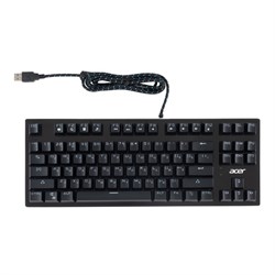 Клавиатура Acer OKW126 механическая черный USB for gamer LED (ZL.KBDEE.00G) - фото 51423343