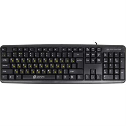Клавиатура Оклик 130M черный USB - фото 51423438
