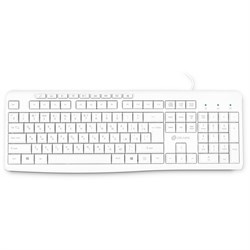 Клавиатура Оклик 305M белый USB Multimedia (1875227) - фото 51423472