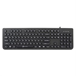Клавиатура Оклик 400MR черный USB slim - фото 51423481