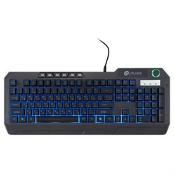 Клавиатура Oklick 715G, USB, игровая, с подсветкой, чёрная (1680657) - фото 51423573