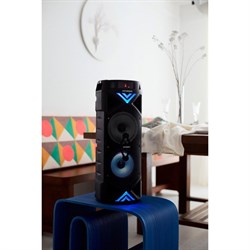 Аудиосистема Hyundai H-MC180, 80 Вт, USB, Bluetooth, AUX, FM, SD/MMC, чёрная - фото 51423851