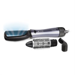 Фен-щётка Vitek VT-8238 VT, 1000 Вт, 2 скорости, 3 насадки, фиолетовая - фото 51424769