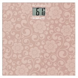 Весы напольные Scarlett SC-BS33E044, электронные, до 180 кг, бежевые - фото 51424925