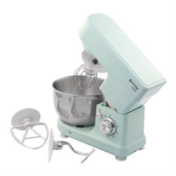 Кухонная машина Vitek VT-1436, 1000 Вт, 4 л, 6 скоростей, 3 насадки, голубая - фото 51425152