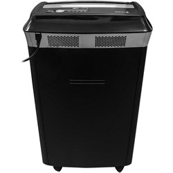 Шредер Heleos УМ35-4, фрагменты 3.9×30 мм, 23 листа, уничтожает скрепки, скобы, пластиковые карты и диски - фото 51425290