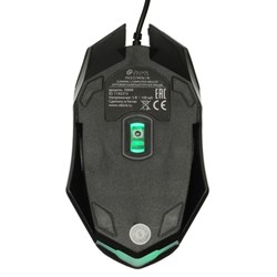 Мышь Оклик 396M INSOMNIA черный оптическая (1200dpi) USB (3but) - фото 51425389