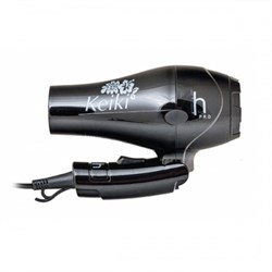 Фен Harizma h10210 Keiki, 1000 Вт, 2 температурных режима, 1 насадка, мини-диффузор, черный - фото 51425926