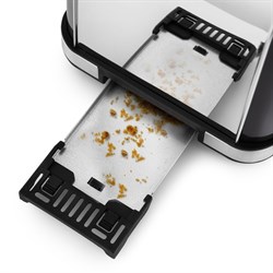 Тостер Kitfort KT-2036-5, 950 Вт, 8 режимов прожарки, 2 тоста, дисплей, цвет графит - фото 51425939