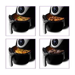 Аэрогриль Kitfort КТ-2224, 1200 Вт, 80-200°C, 2.4 л, черный - фото 51426161