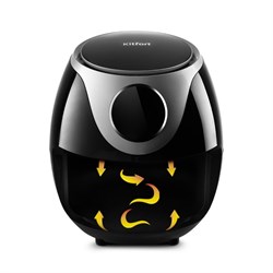 Аэрогриль Kitfort КТ-2224, 1200 Вт, 80-200°C, 2.4 л, черный - фото 51426163