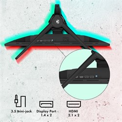 Монитор GMNG 31.5"Gaming GM-32F11 черный LED 1ms 16:9 HDMI M/M матовая HAS Piv 300cd 178гр/ - фото 51427337