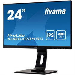 Монитор Iiyama 23.8" ProLite XUB2492HSC-B1 черный IPS LED 16:9 HDMI M/M матовая HAS Piv 250c   10046 - фото 51427501