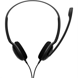 Наушники с микрофоном Epos Sennheiser PC 8, USB, накладные, оголовье, провод 2 м, чёрные - фото 51428373