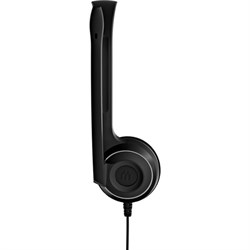 Наушники с микрофоном Epos Sennheiser PC 8, USB, накладные, оголовье, провод 2 м, чёрные - фото 51428375
