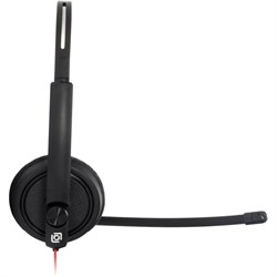 Наушники с микрофоном Оклик HS-L900 черный 1.6м накладные оголовье (1532022) - фото 51428419