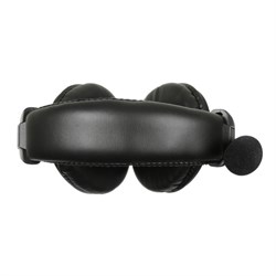 Наушники с микрофоном Оклик HS-M137V черный 1.8м мониторные оголовье (614046) - фото 51428432