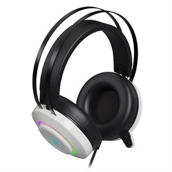 Наушники с микрофоном A4Tech Bloody G521 белый/черный 2.3м мониторные USB оголовье (G521 (WH   10046 - фото 51428473