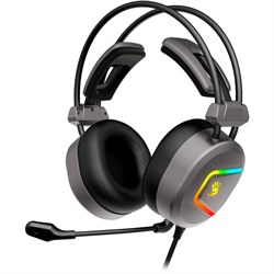 Наушники с микрофоном A4Tech Bloody MC750 серый 2.3м мониторные USB оголовье (MC750 GREY) - фото 51428548