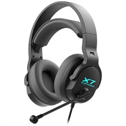 Наушники с микрофоном A4Tech XH-720p черный 2м мониторные оголовье - фото 51428588