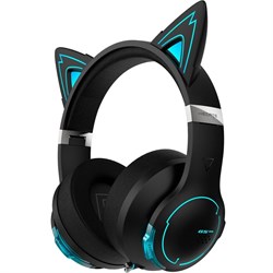 Наушники с микрофоном Edifier G5BT Cat черный мониторные BT оголовье - фото 51428641