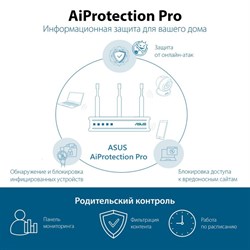 Роутер беспроводной Asus RT-AX88U PRO AX6000 10/100/1000/2500BASE-TX/4G ready черный - фото 51429258