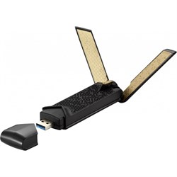 Сетевой адаптер WiFi Asus USB-AX56 AX1800 USB 3.0 (ант.внеш.несъем.) - фото 51429603