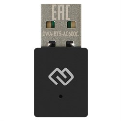 Сетевой адаптер WiFi + Bluetooth Digma DWA-BT5-AC600C AC600 USB 2.0 (ант.внутр.) 1ант. (упак   10047 - фото 51429646