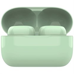 Наушники Hiper TWS Samun, вакуумные, микрофон, беспроводная зарядка, 300 мАч, IP54, зеленые - фото 51430189