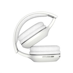 Наушники PERO BH04, беспроводные, BT 5.0, полноразмерные, микрофон, 400 мАч, до 20 часов, белые - фото 51430201