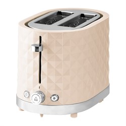 Тостер Galaxy GL 2912, 1200 Вт, 7 режимов прожарки, 2 тоста, бежевый - фото 51430290