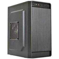 Корпус Minitower ExeGate BAA-108 Black, mATX, <без БП>, 2*USB, Audio - фото 51438434