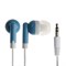 Наушники OXION Simple EPO104, вакуумные, 92 дБ, 32 Ом, Jack 3.5 мм, кабель 95 см, синие - фото 51365914