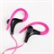 Наушники спортивные с гарнитурой, розовые, 113 см - фото 51369203