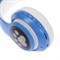 Наушники беспроводные, с ушками кошки, MYBIT W-32, Bluetooth 5.0, с микрофоном, AUX, microSD, MP3, 400 мАч, синие - фото 51371650
