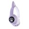 Наушники беспроводные, с ушками кошки, MYBIT W-32, Bluetooth 5.0, с микрофоном, AUX, microSD, MP3, 400 мАч, фиолетовые - фото 51371659