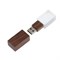 Флешка E 310 Dark Wood, 16 ГБ, USB2.0,чт до 25 Мб/с,зап до 15 Мб/с, синяя подсветка - фото 51371841