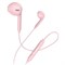 Наушники Hoco M55, проводные, вкладыши, микрофон, Jack 3.5, кабель 1.2 м, розовые - фото 51371938