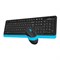 Комплект клавиатура и мышь A4Tech Fstyler FG1010, беспровод, мембранный,2000 dpi,USB, чёрная 91662 - фото 51372569 Комплект клавиатура и мышь A4Tech Fstyler FG1010, беспровод, мембранный,2000 dpi,USB, чёрная 91662 - фото 51372569