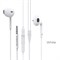 Наушники Borofone BM30, вкладыши, микрофон, Jack 3.5 мм, кабель 1 м, белые - фото 51372890