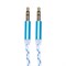 Кабель аудио AUX OXION AUX018, Jack 3.5 мм(m)-Jack 3.5 мм(m), 1м, синий - фото 51373027 Кабель аудио AUX OXION AUX018, Jack 3.5 мм(m)-Jack 3.5 мм(m), 1м, синий - фото 51373027