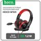 Наушники Hoco W103, игровые, накладные, микрофон, 3.5 мм, 1.2 м, черно-красные - фото 51373142 Наушники Hoco W103, игровые, накладные, микрофон, 3.5 мм, 1.2 м, черно-красные - фото 51373142
