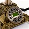 Ретро-телефон «Амес», громкая связь, 18×24×25 см, позолота - фото 51373463