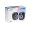 Компьютерные колонки 2.0 SmartBuy RHAPSODY, 6 Вт, USB, подсветка, чёрные - фото 51379854