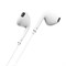 Наушники Borofone BM32 Plus, вкладыши, микрофон, Lightning, кабель 1.2 м, белые - фото 51382830