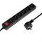 Сетевой фильтр 5bites SP6B-250 6S, 6 розеток, 5 м, 10 А, 3х0.75 мм2, с з/к, с выкл., черный - фото 51384382 Сетевой фильтр 5bites SP6B-250 6S, 6 розеток, 5 м, 10 А, 3х0.75 мм2, с з/к, с выкл., черный - фото 51384382