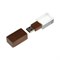 Флешка E 310 Dark Wood, 16 ГБ, USB2.0,чт до 25 Мб/с,зап до 15 Мб/с, зеленая подсветка - фото 51384735